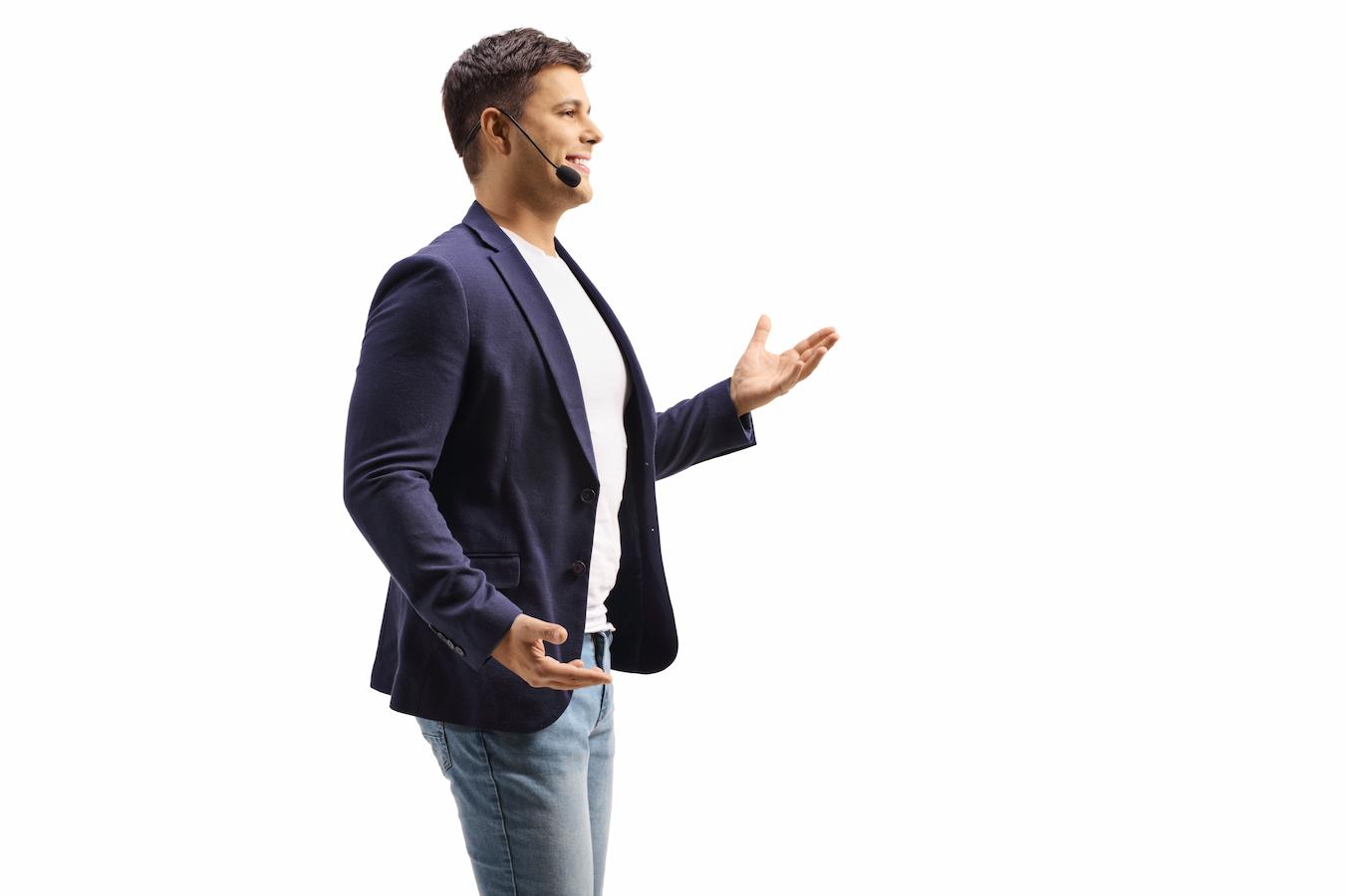 Guest speaker uses presentation skills to inspire change